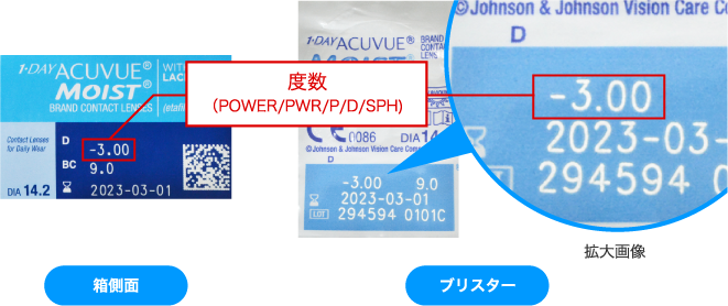 コンタクトレンズの度数で注文する コンタクトレンズ通販のレンズダイレクト