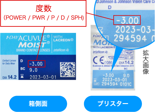 コンタクトレンズの度数で注文する コンタクトレンズ通販のレンズダイレクト