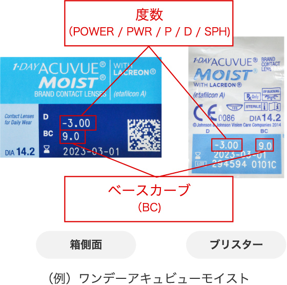 コンタクト bc 違う と