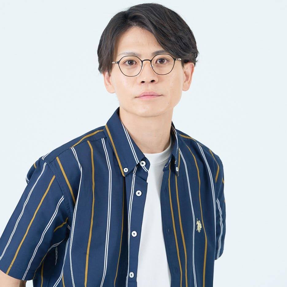 知性を纏う、幾何学フレーム/LD-129-1 BK