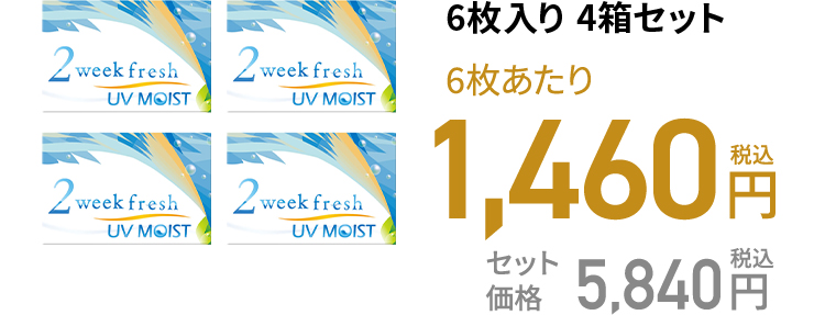 2ウィークフレッシュ 6枚入り 4箱セット