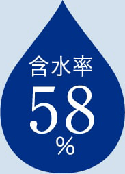 含水率58%