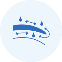 自然で優しいつけ心地