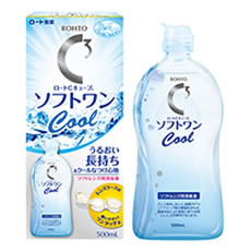 ロート Cキューブ ソフトワンクールａ (500ml) ／ コンタクトケア用品（洗浄・消毒・保存）