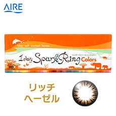 ワンデースパークリングカラー (30枚)／リッチヘーゼル