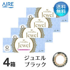 ワンデースパークリングJewel (30枚)／ジュエルブラック　4箱セット