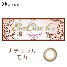 エバーカラーワンデー　ナチュラル (20枚)／ナチュラルモカ　　EverColor 1day