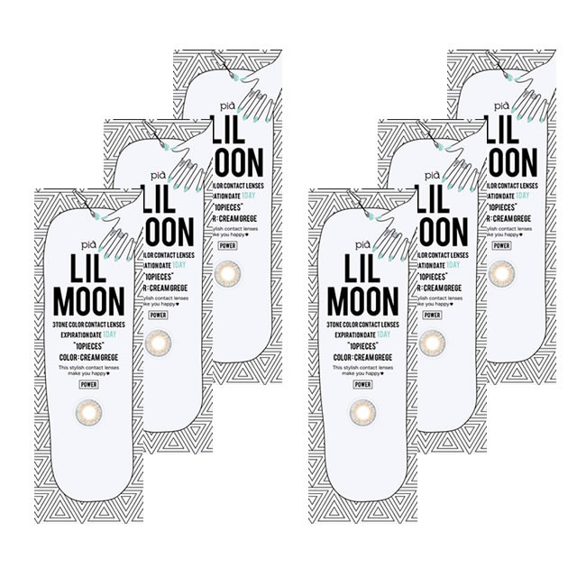 リルムーン ワンデー (10枚)／クリームグレージュ　6箱セット　LILMOON 1DAY　CREAM GREGE