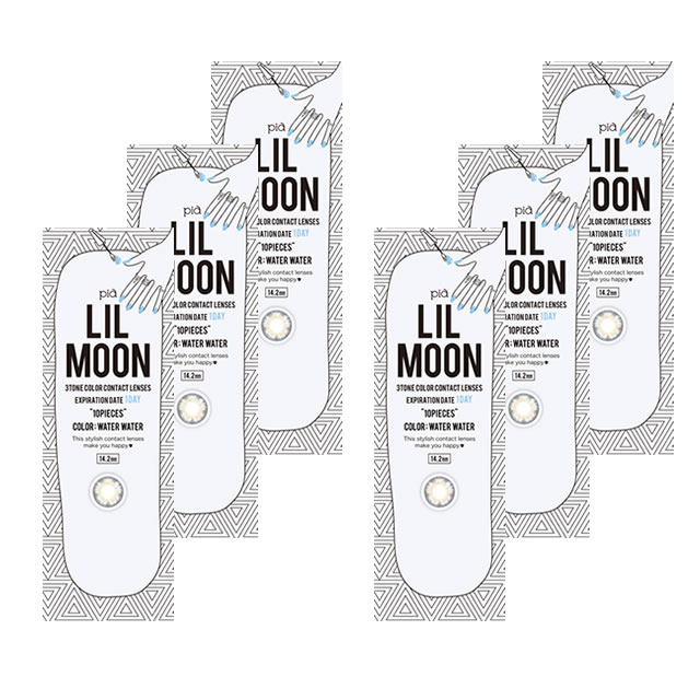 リルムーン ワンデー 10枚 ウォーターウォーター 6箱セット Lil Moon 1day Water Water コンタクトレンズ通販のレンズダイレクト