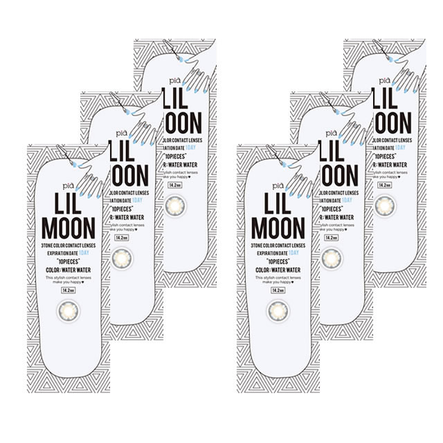 リルムーン ワンデー (10枚)／ウォーターウォーター　6箱セット　LILMOON 1DAY　WATER WATER