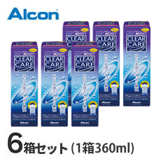 エーオーセプト クリアケア (360ml) 6箱セット／ コンタクトケア用品・過酸化水素タイプ（洗浄・消毒）