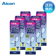 クリアケア(480ml) 6箱セット／ コンタクトケア用品・過酸化水素タイプ（洗浄・消毒）