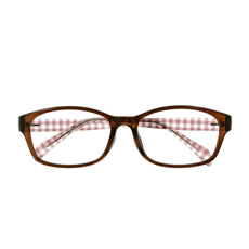 LD-021-4 CLBR(クリアブラウン)【UNISEX メガネ】