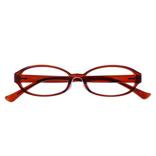 LD-023-2 BR【メガネ WOMEN TR90 オーバル ブラウン】