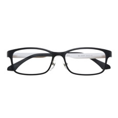 UT011-4 BK/W(ブラックホワイト)【UNISEX メガネ】