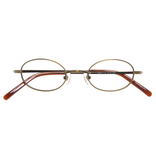 YM2711-1 AG(アンティークゴールド)【UNISEX メガネ】