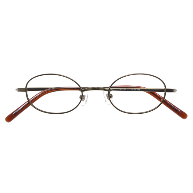 YM2711-2 ABR(アンティークブラウン)【UNISEX メガネ】
