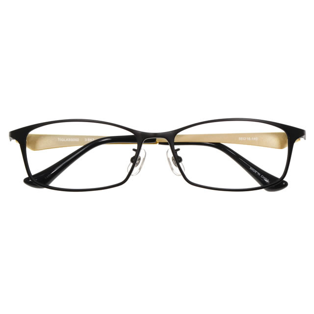 TIGLASS-002 BK2(ブラック2)【UNISEX メガネ】