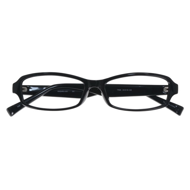 KAZARU-001 BK(ブラック)【UNISEX メガネ】