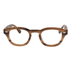 AG229-2 BRSS【メガネ UNISEX アセテート ボストン ブラウンササ】