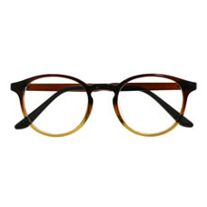 BS-104-2 BRH (ブラウンハーフ)【UNISEX メガネ】