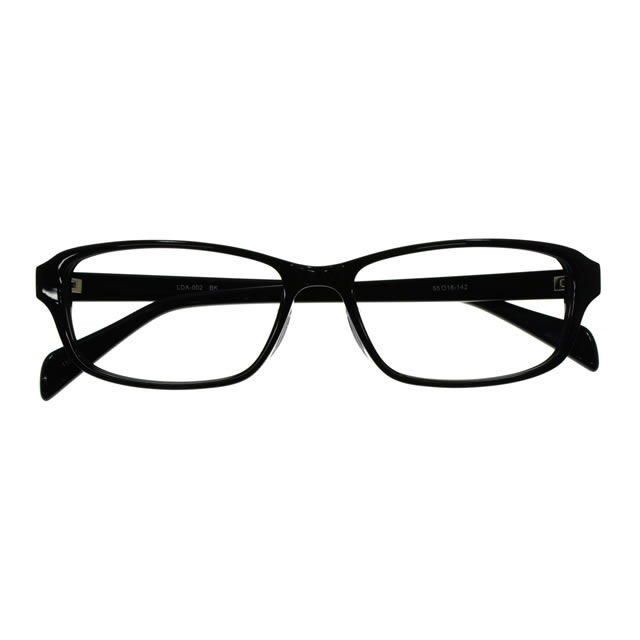 LDA-002 BK (ブラック)【UNISEX メガネ】