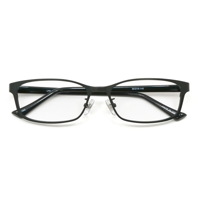 LPD-002 BKM (ブラックマット)【UNISEX メガネ】