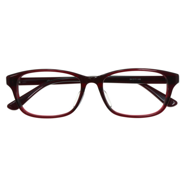 LD-A005-3 RE (レッド)【UNISEX メガネ】