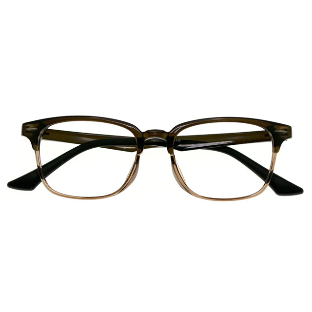 NO-132-3 KH (カーキ)【UNISEX メガネ】