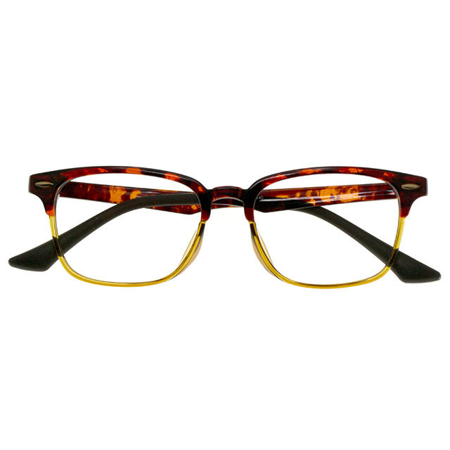 NO-132-4 DMBR (デミブラウン)【UNISEX メガネ】