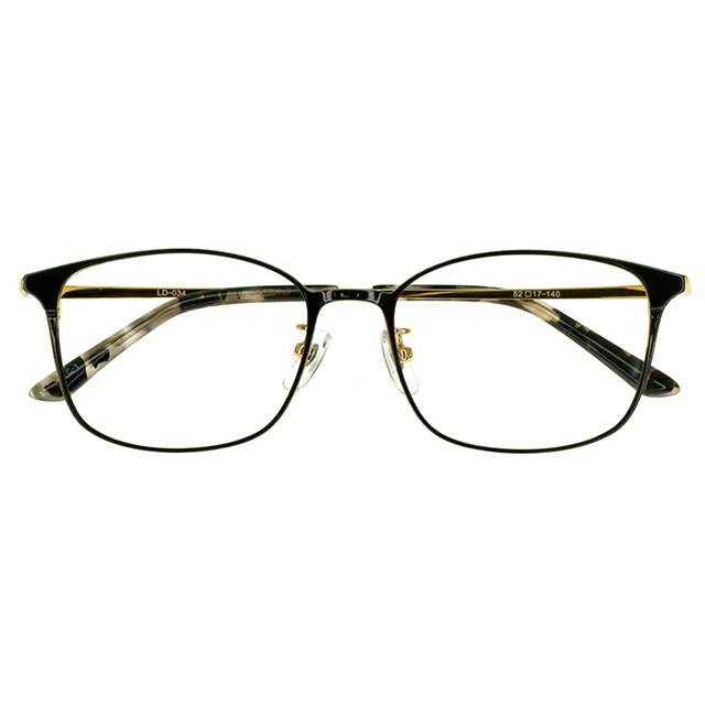 LD-034-1 BK (ブラック)【UNISEX メガネ】