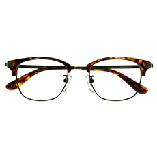 AG266-1 DMBR (デミブラウン)【UNISEX メガネ】
