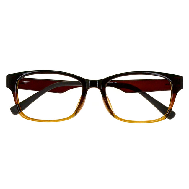NO-125-2 BRH (ブラウンハーフ)【UNISEX メガネ】