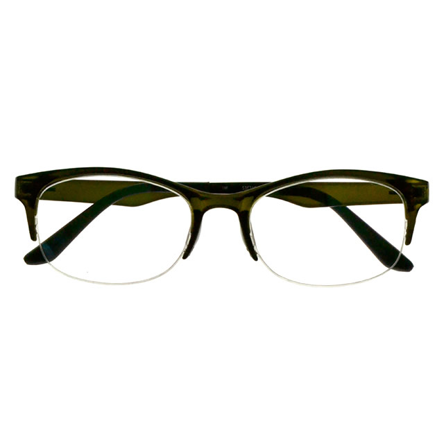 NO-129-3 KH (カーキ)【UNISEX メガネ】