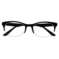 NO-129-5 BK (ブラック)【UNISEX メガネ】