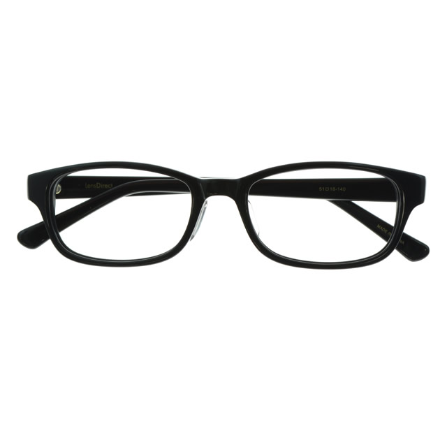 LD-001 BK【メガネ UNISEX アセテート ウエリントン ブラック】