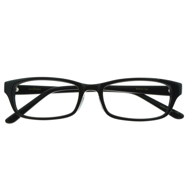 LD-007 BK【メガネ UNISEX アセテート スクエア ブラック】