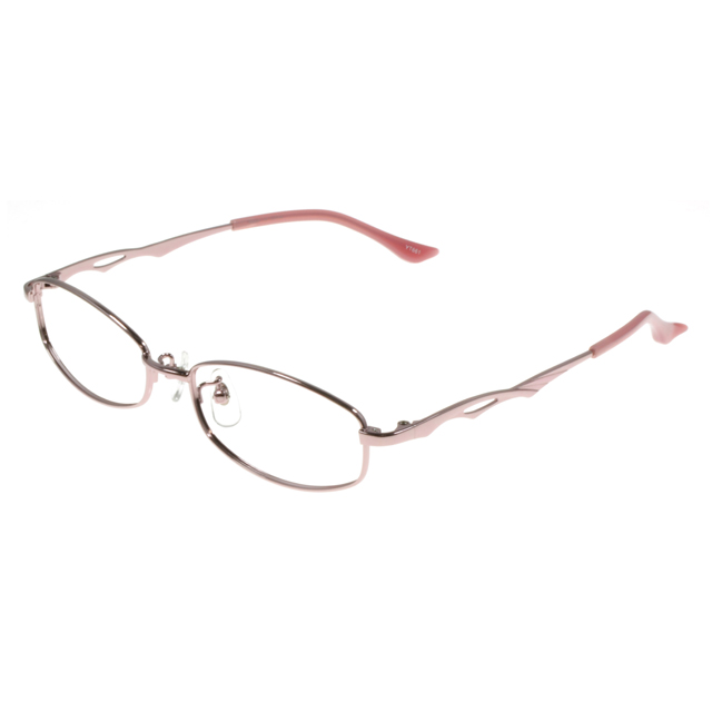 Yt661 1 Lpk メガネ Women メタル オーバル シャンパンピンク コンタクトレンズ通販のレンズダイレクト