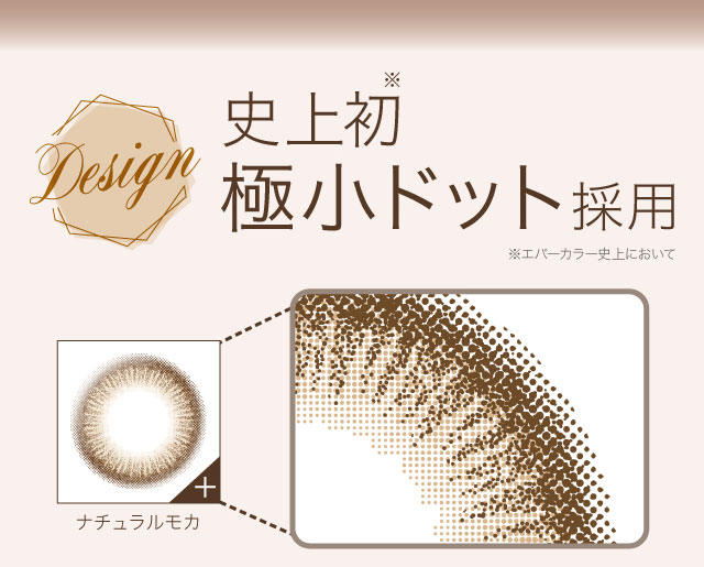 史上初 極小ドット採用※エバーカラー史上において