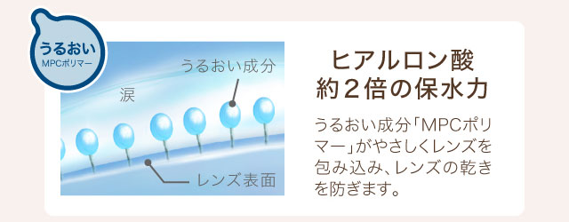 ヒアルロン酸 約2倍の保水力